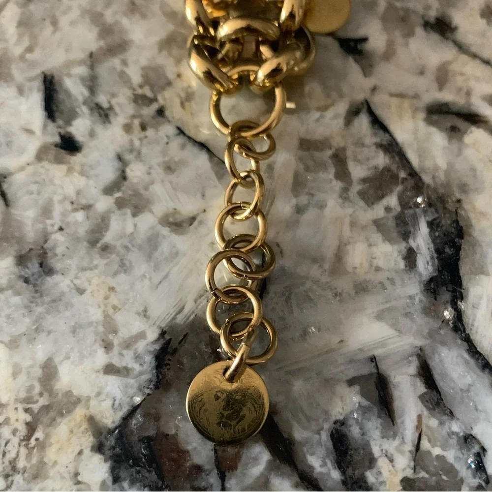 Vintage VERSACE VERSUS Gold Plated Stainless Steel Watch